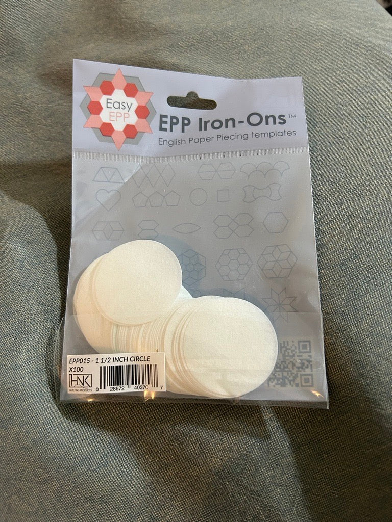 EPP Iron-Ons-1 1/2 Inch Circle-100 ct.