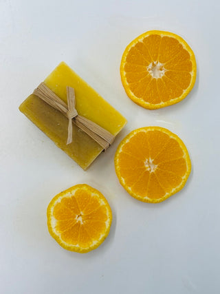 Orange Hibiscus Vegan Soap