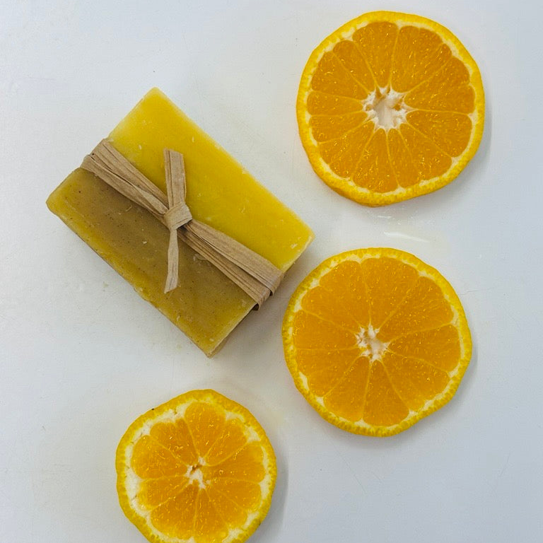 Orange Hibiscus Vegan Soap