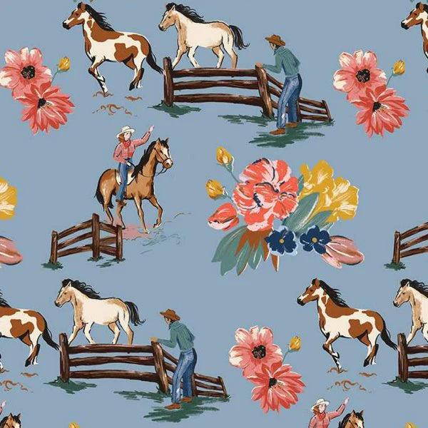 Wild Rose-Riley Blake-Wild Horses