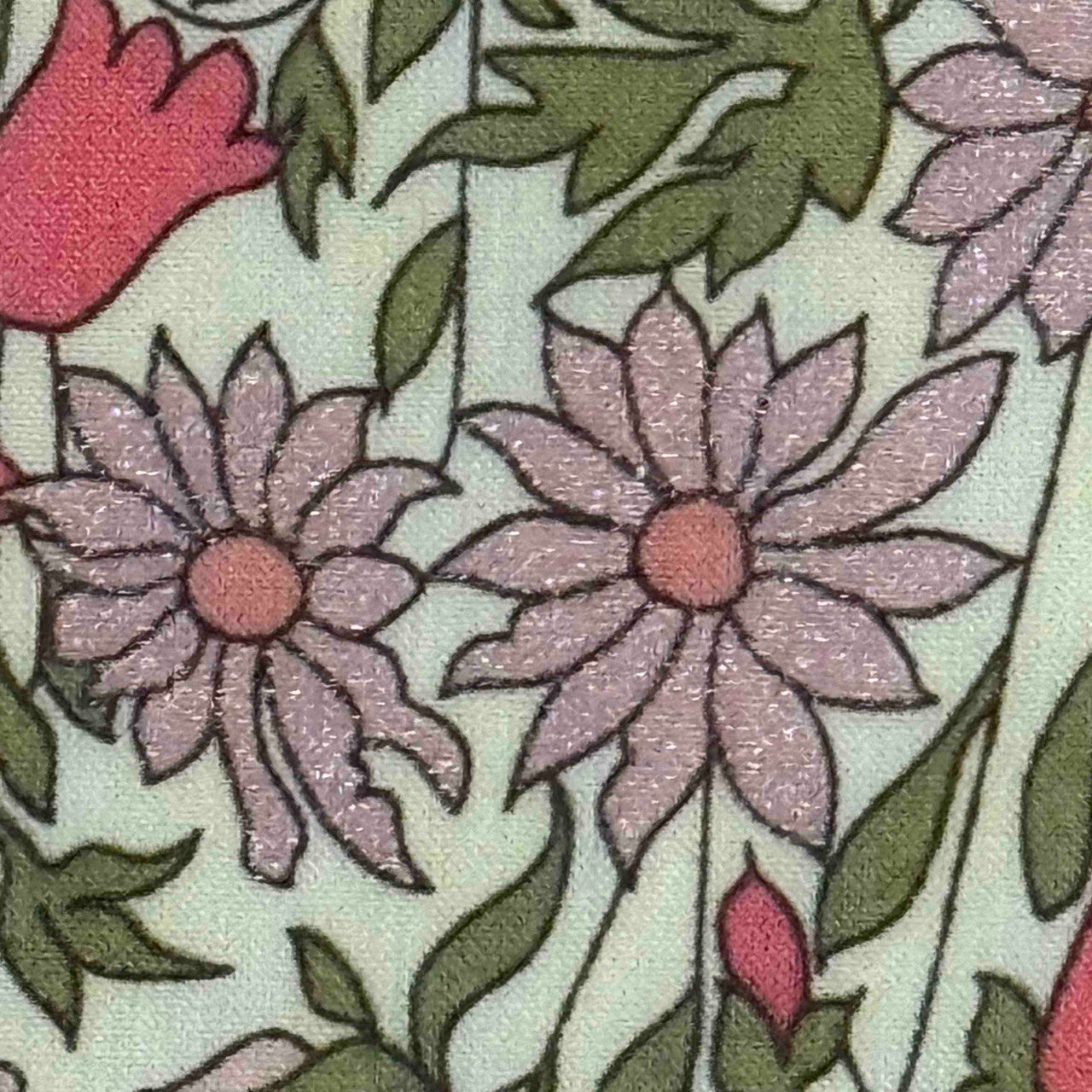 Poppy and Daisy-Tana Lawn™-Liberty Fabrics-Metallic