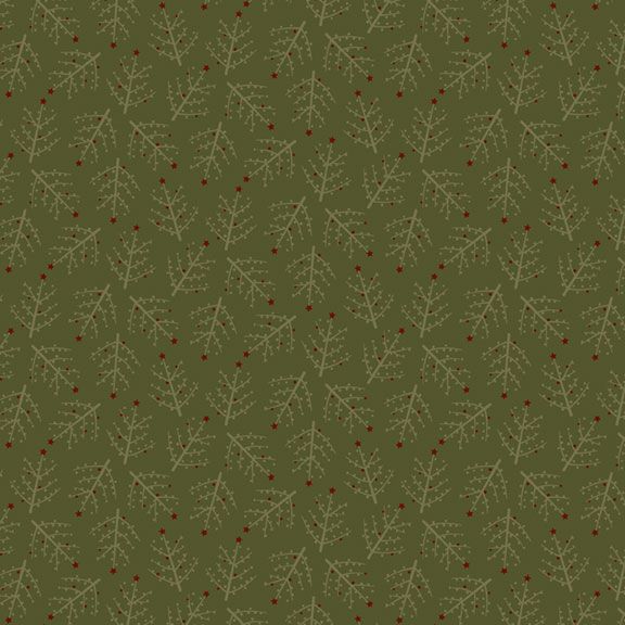 Feather Tree/Green/Marcus Fabrics/Tree Farm/Pam Buda