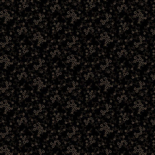 Daisy Vine-Black-Marcus Fabrics