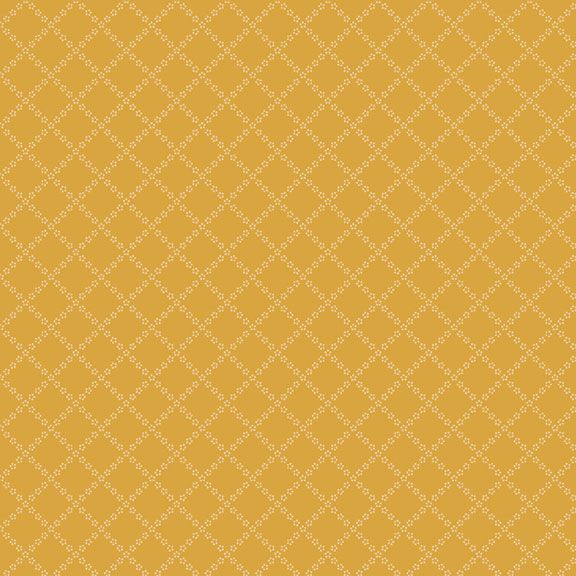 Floral Plaid-Yellow-Marcus Fabrics
