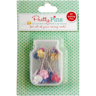 Pretty Pins Quilting Pins Bee in my Bonnet by Lori Holt