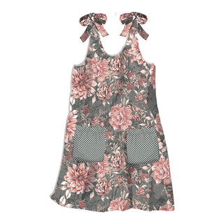 A Walk on the Prairie - Prairie Pinafore Sage Gray Panel