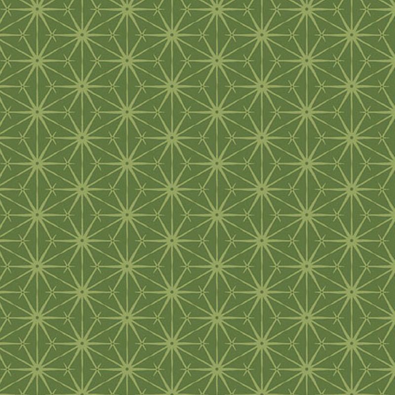 Andover-Crystal Stars-Green-Sugarberry