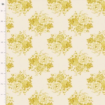Sunday Brunch-Mia Sour Yellow-Tilda Fabrics