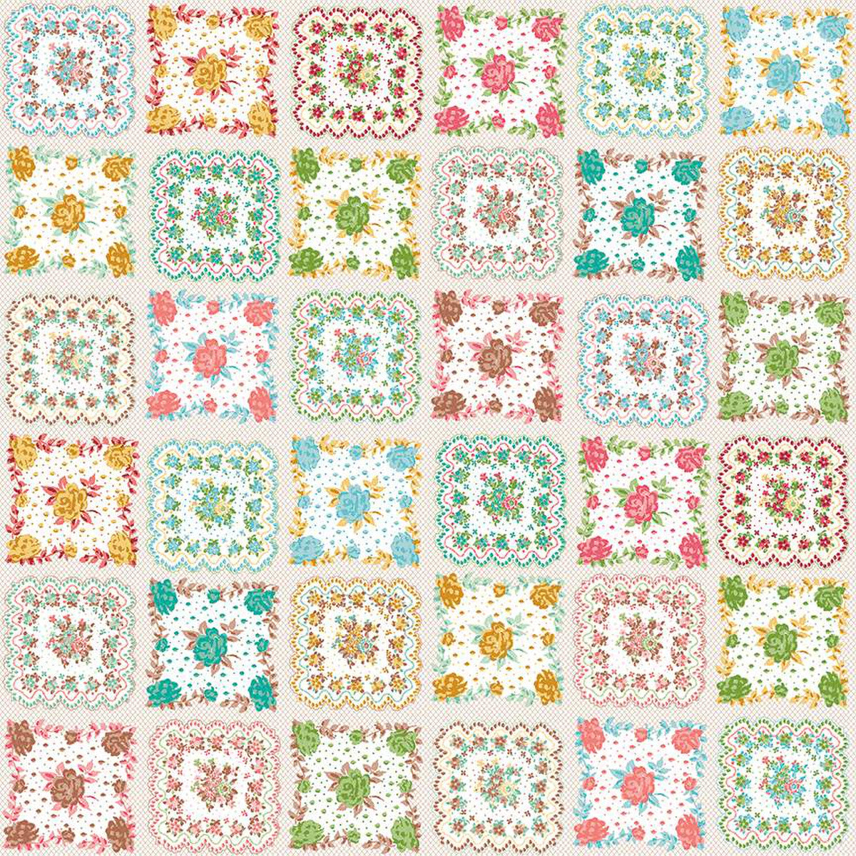 Granny Chic Handkerchief Multi