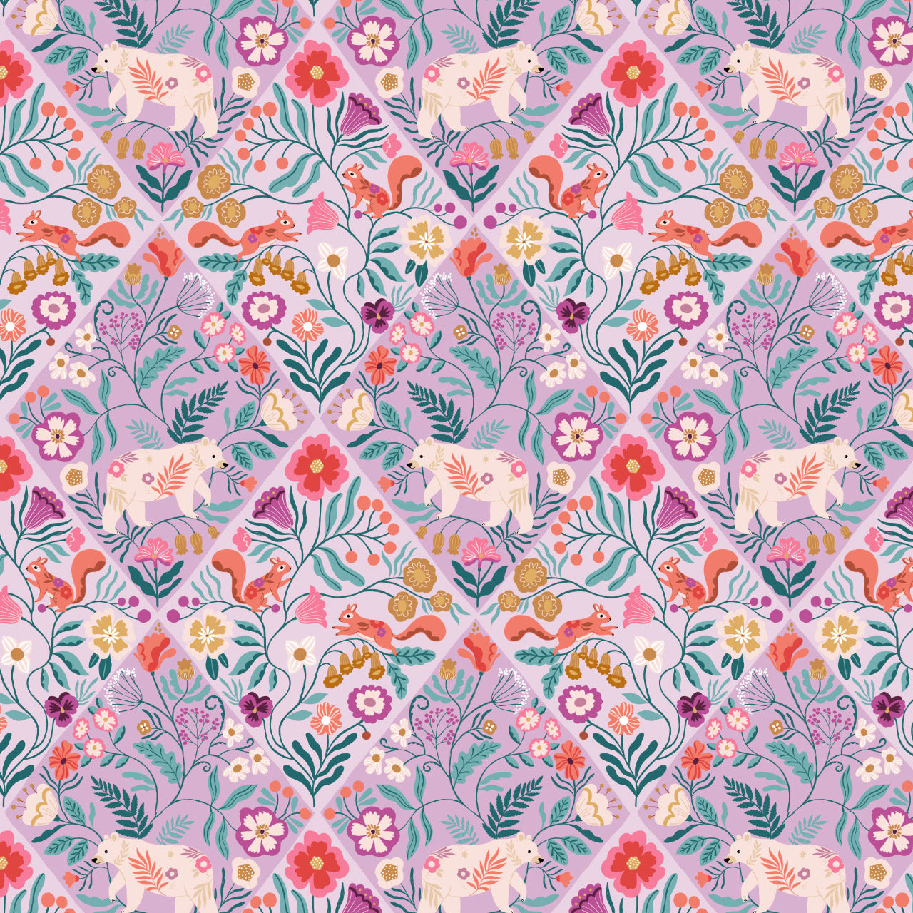 Wild Folk-Lilac Diamonds-Dashwood Studio