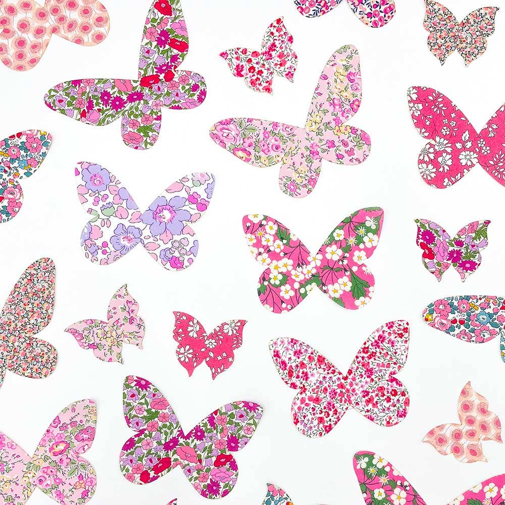 Pre-Cut Liberty Tana Lawn™ Fabric Butterflies | Craft Kits