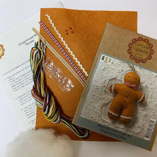 Gingerbread Man Felt Craft Mini Kit