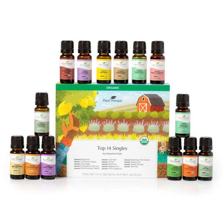 Top 14 Organic Singles - Pure Essential Oil Set (10mL each)