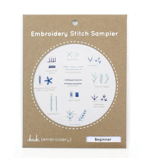 Beginner-Embroidery Stitch Sampler