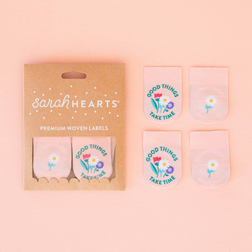 Good Things Take Time Woven Labels – Home Folk