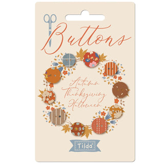 Creating Memories Buttons -Tilda Fabrics - Autumn