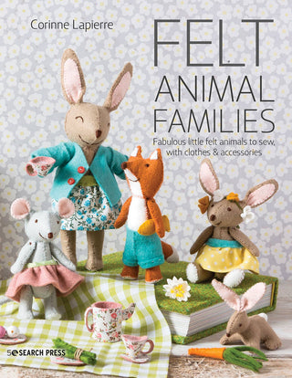 Felt Animal Families Book