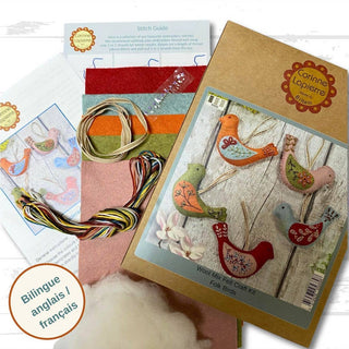 Folk Birds Felt Craft Kit