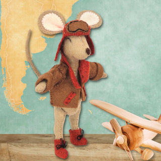 Little Mouse The Aviator Felt Craft Mini Kit: English