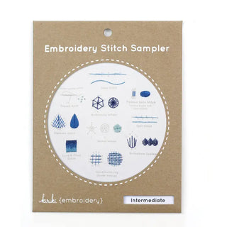 Intermediate Embroidery Cross-Embroidery Stitch Sampler