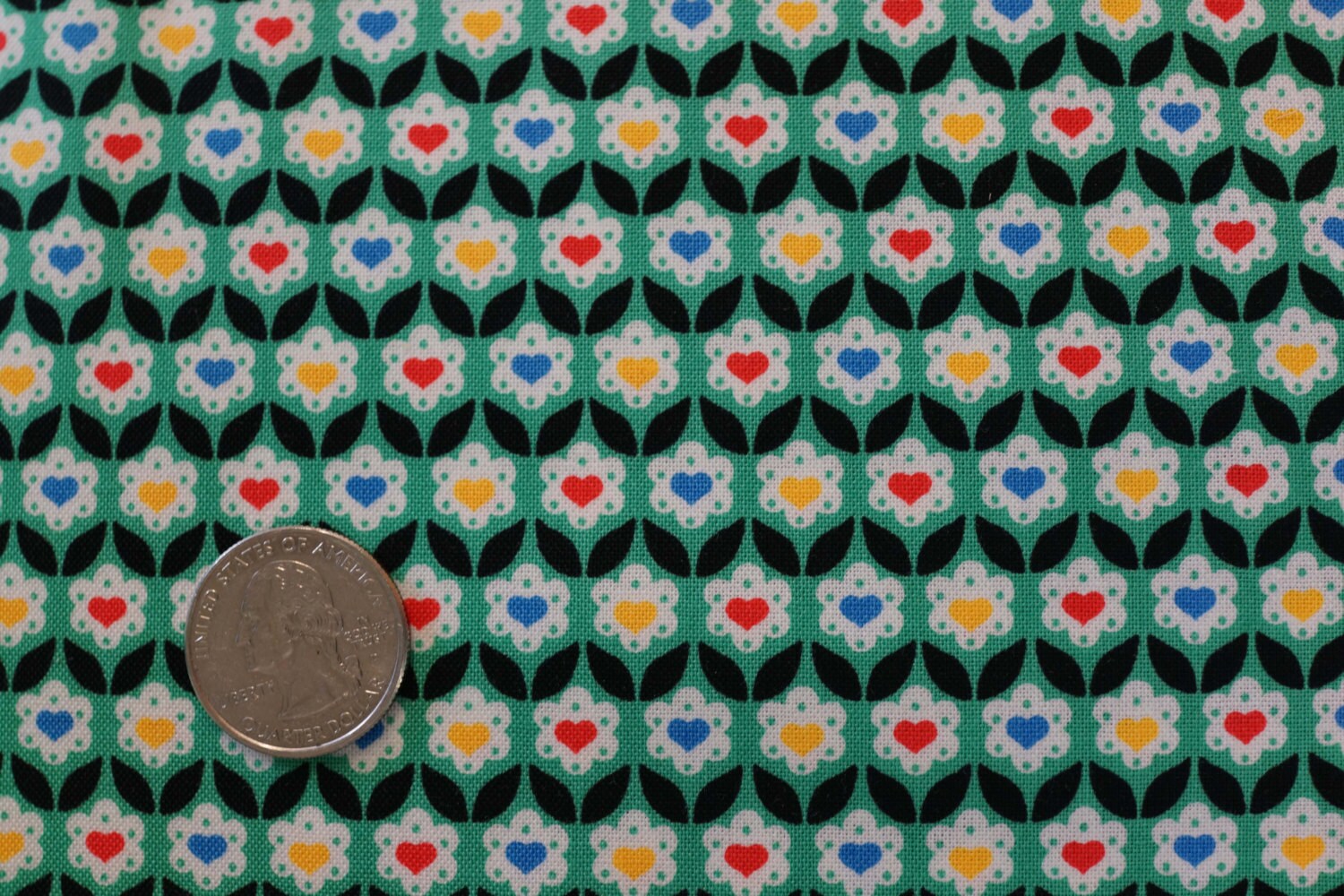 House and Home Vintage Daisy by Benartex..1 yard..Cotton Fabric
