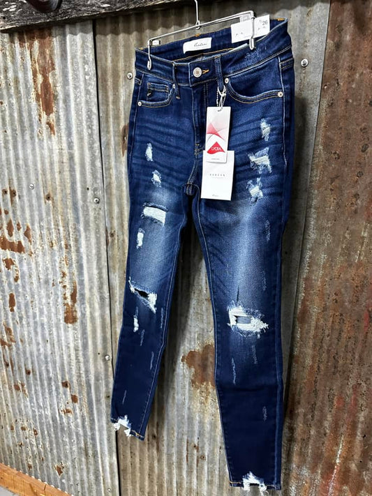 Kancan Skinny Jeans Distressed with Lycra 5/26