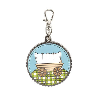 Prairie Covered Wagon Enamel Happy Charm by Lori Holt of Bee in my Bonnet