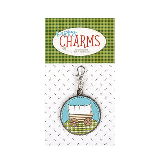 Prairie Covered Wagon Enamel Happy Charm by Lori Holt of Bee in my Bonnet
