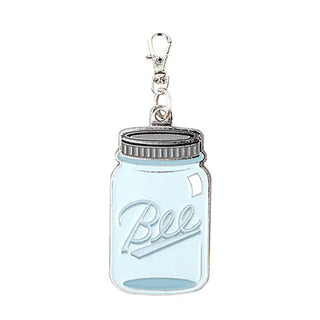 Mason Jar Enamel Happy Charm by Lori Holt of Bee in my Bonnet