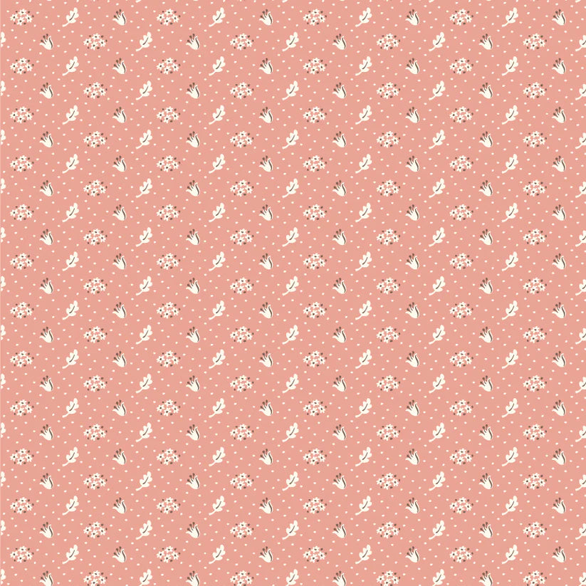 Vintage Apron - Coral