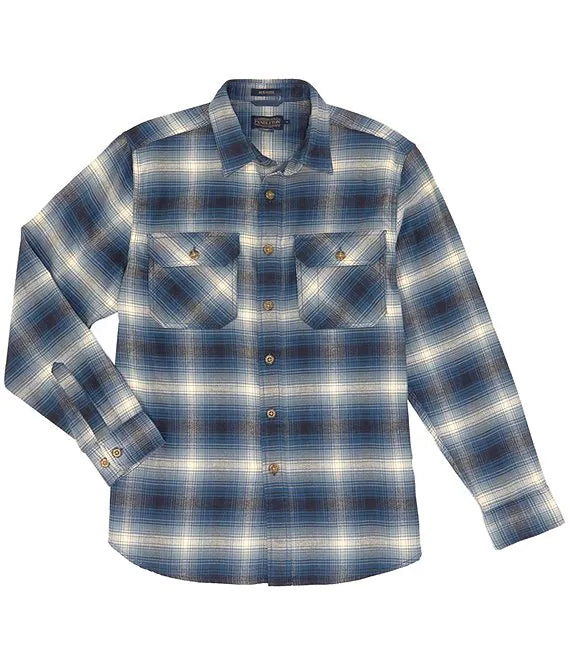 Burnside Flannel Shirt (Navy/Plaid)