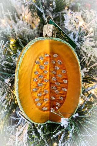 Cantaloupe Ornament