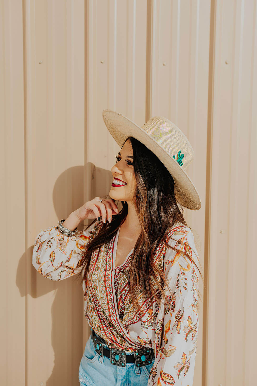 Natural Cactus Canyon Cowgirl Hat
