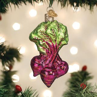 Red Beets Blown Glass Ornament