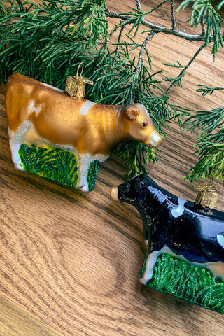 Dairy Cow Christmas Ornament