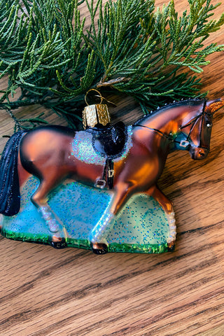 Dressage Horse Christmas Ornament