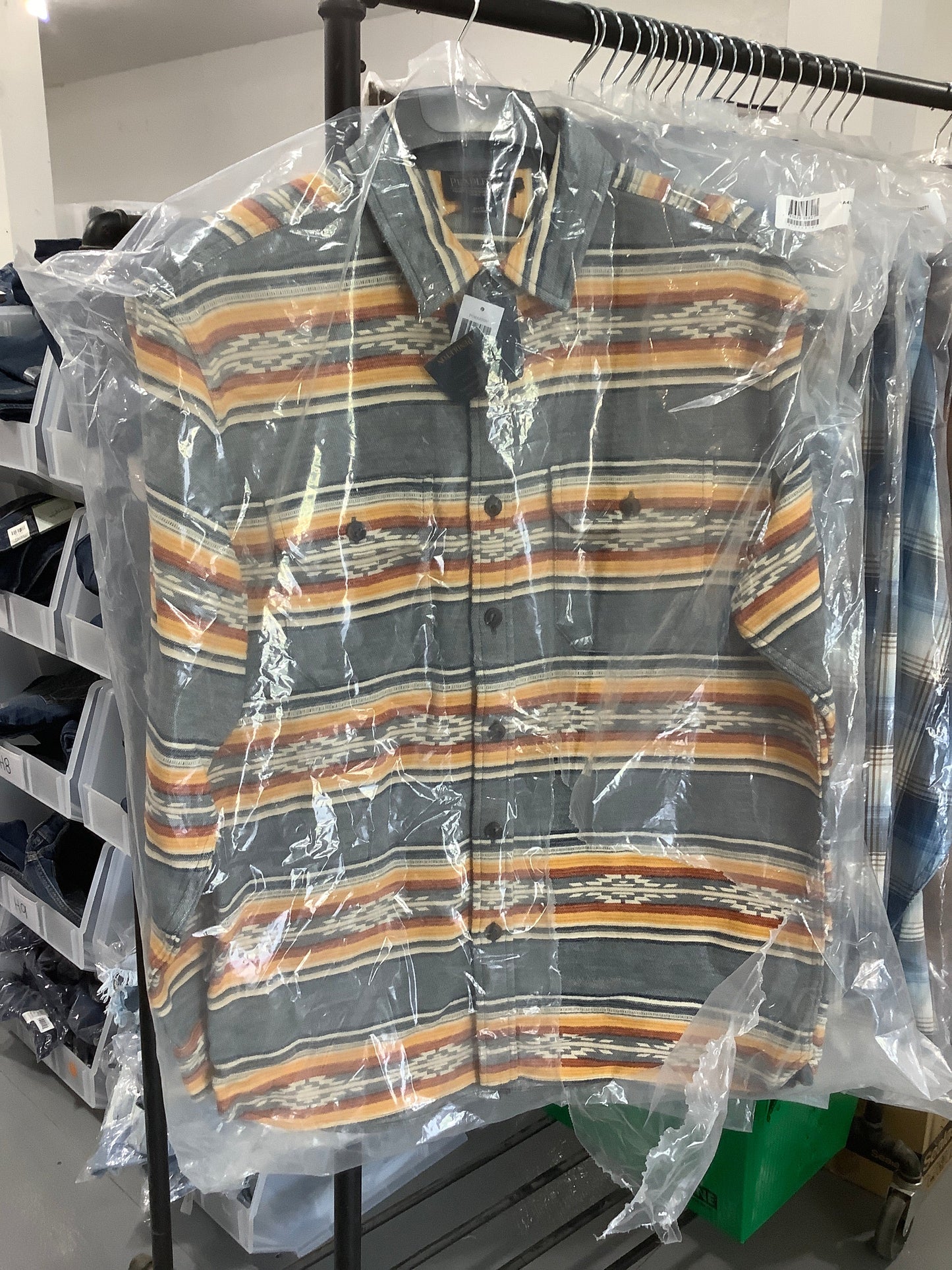 Driftwood Shirt in Denim Saltillo Stripe