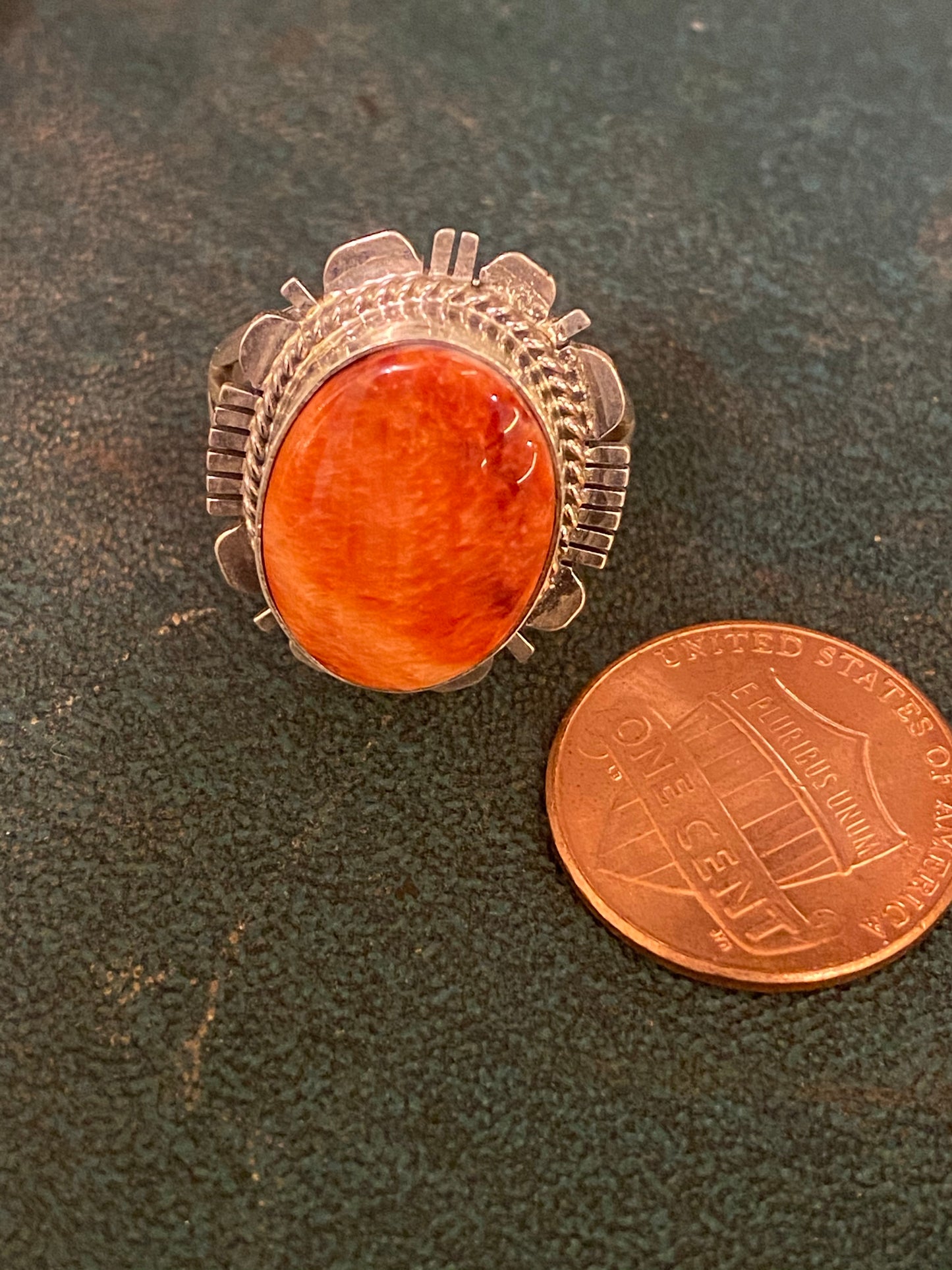 coral ring by penny.