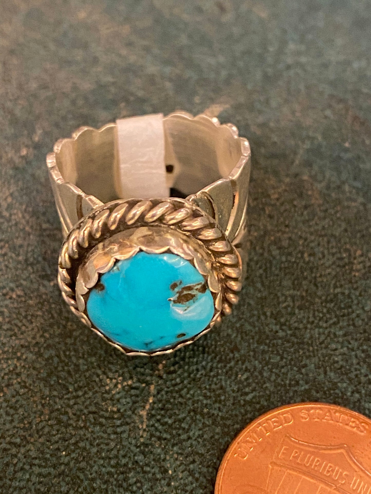 turquoise ring. 