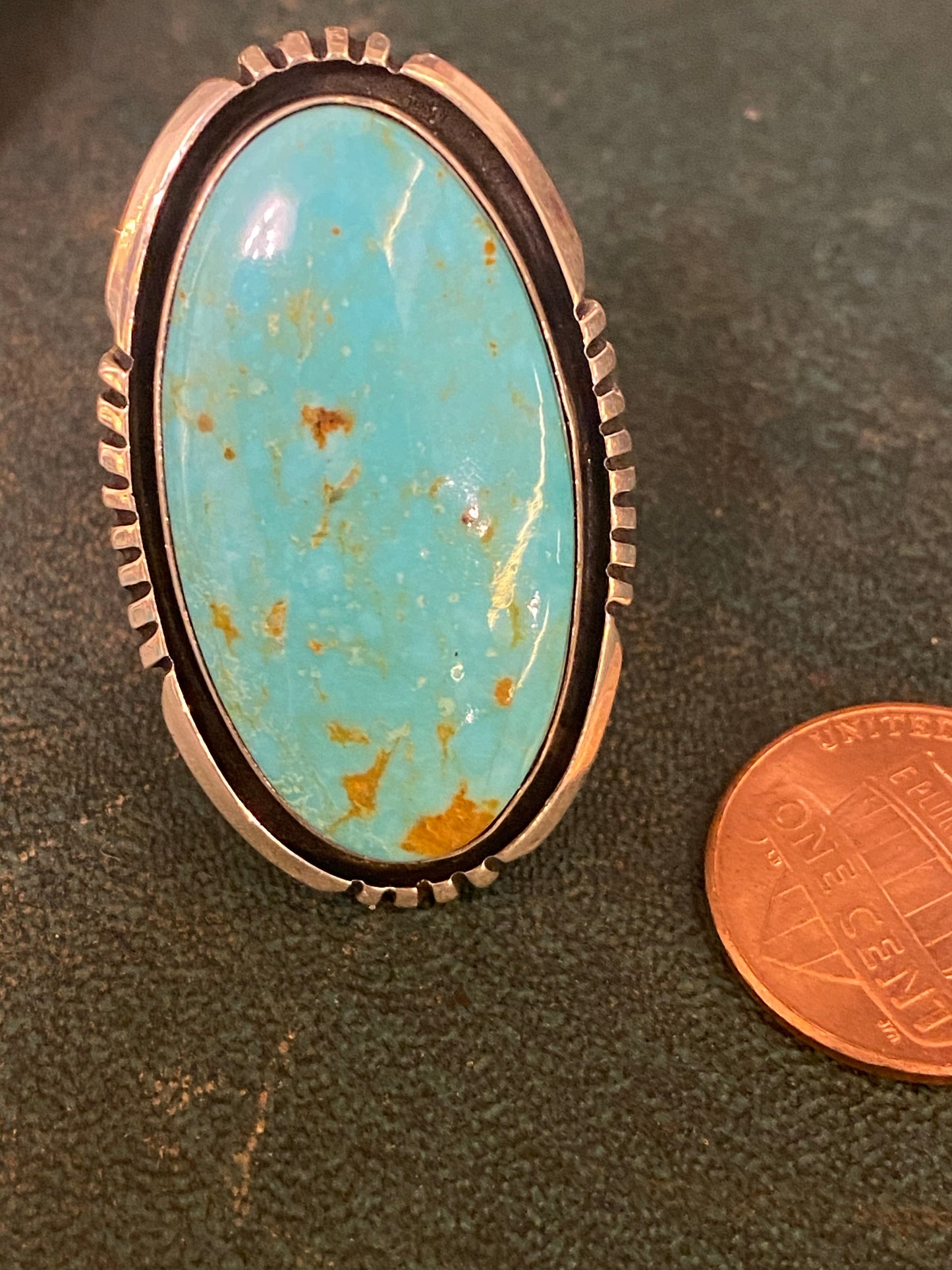 turquoise ring by penny.