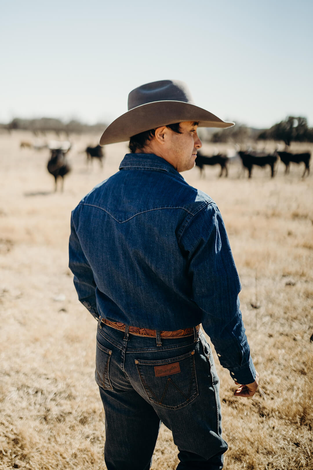 Cowboy Cut® Wrangler® Men's Pearl Snap Work Shirt